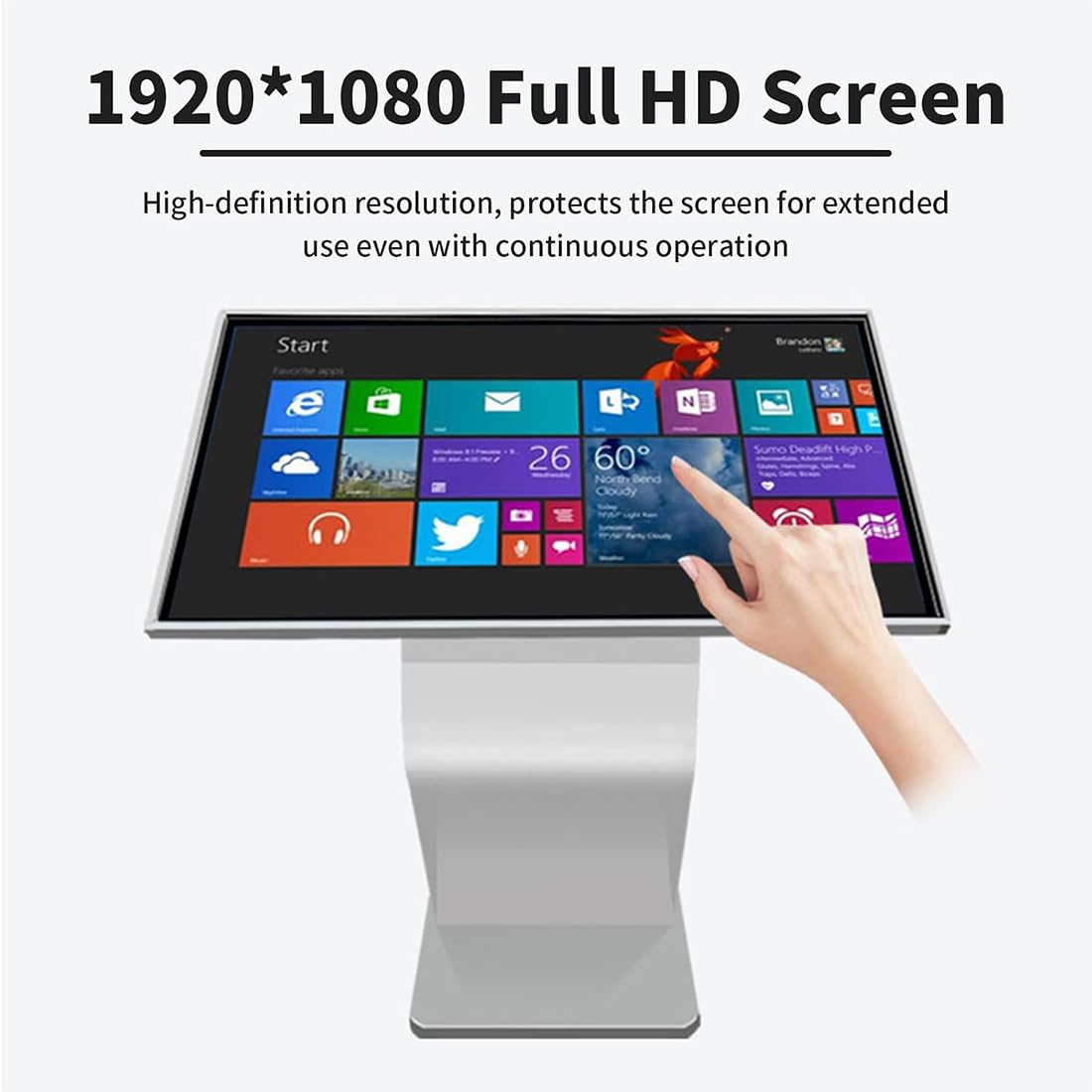 Chiosco Touchscreen 32",Display Interattivo per Digital Signage Android