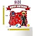 PC Miraculous Ladybug Cake Topper. Cartoon Miraculous Ladybug Party Supplies for Birthday Theme Party.