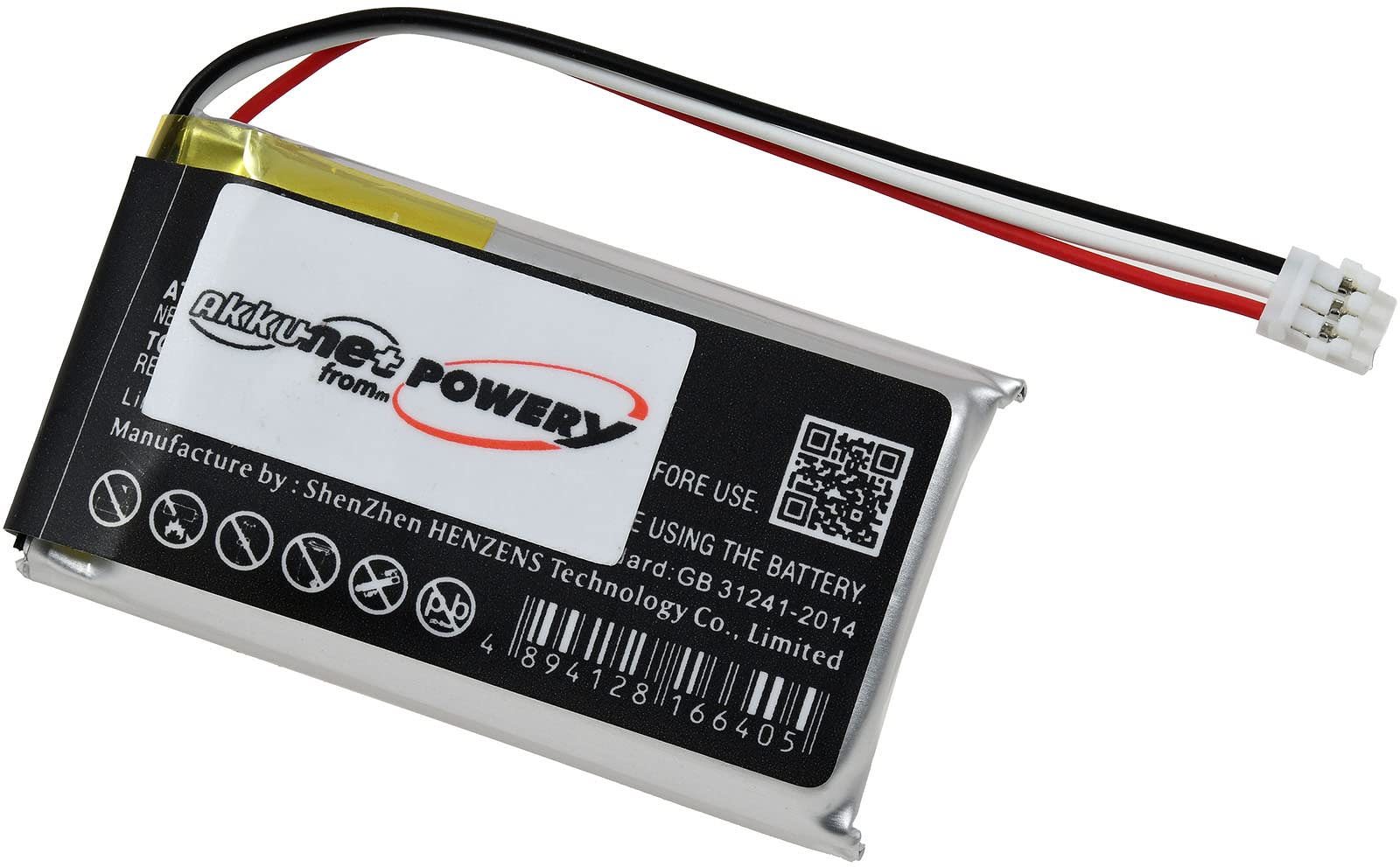 vhbw Ersatz für Flir SDL352054 für Kamera (185 mAh, 3,7 V, Li-Polymer) Kamera-Akku Li-Polymer