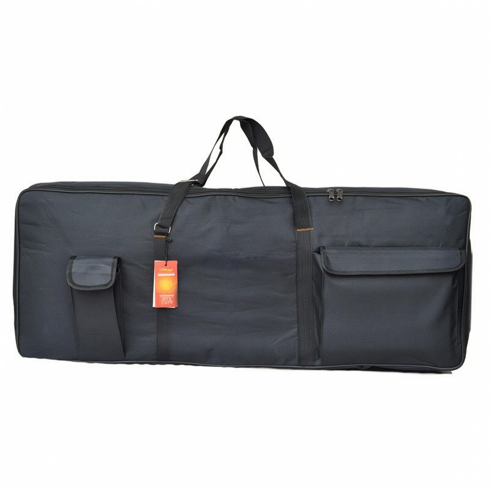 61-Key Keyboard Bag Padded Electronic Keyboard Bag Water-Resistant for Students, Travel, Rehearsals Black-image-17