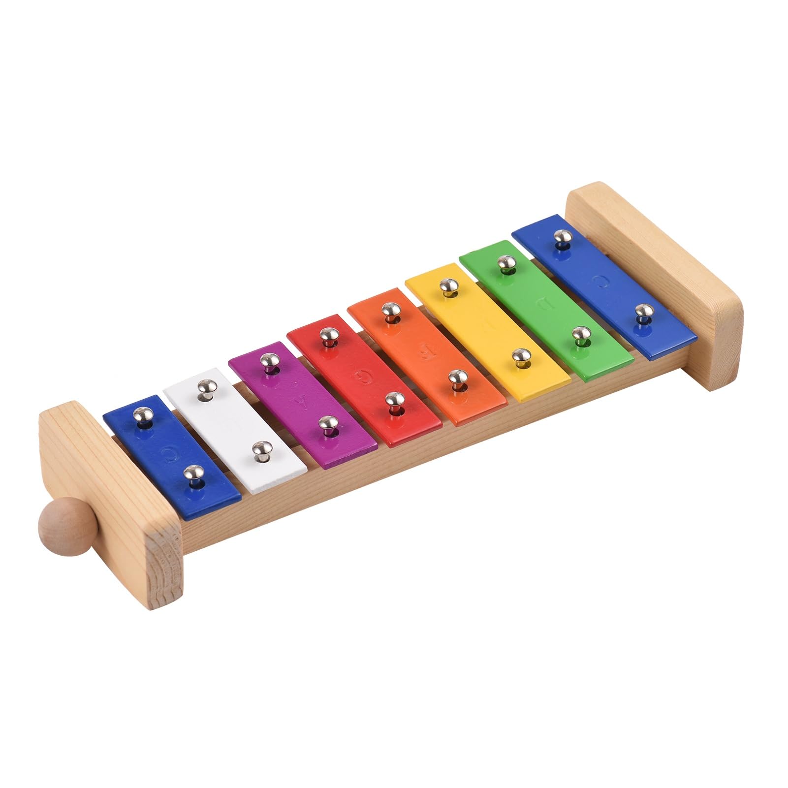 xilofono ​Legno Glockenspiel Xilofono A 8 Tasti di Dimensioni Compatte con Mazze in Legno, Strumento Musicale A Percussione (Color : 2 Mallets)