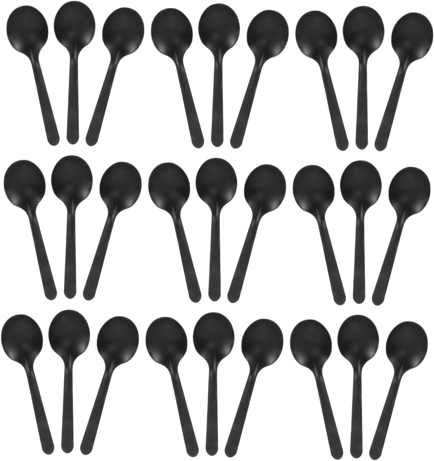 ORFOFE 100pcs Desserts Spoon Disposable Cake Spoon
