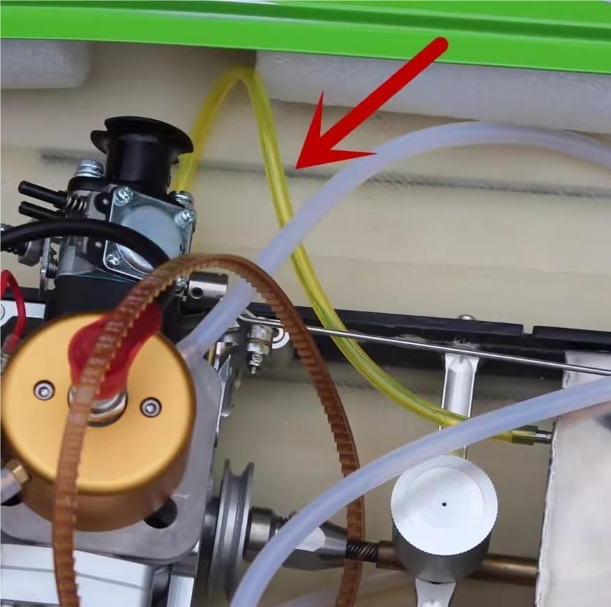 Remote Control Boat Accessories Gasoline Pipe 5 * 3 * 1500mm Gasoline/methanol Engine Oil Pipe Ship Model Accessories