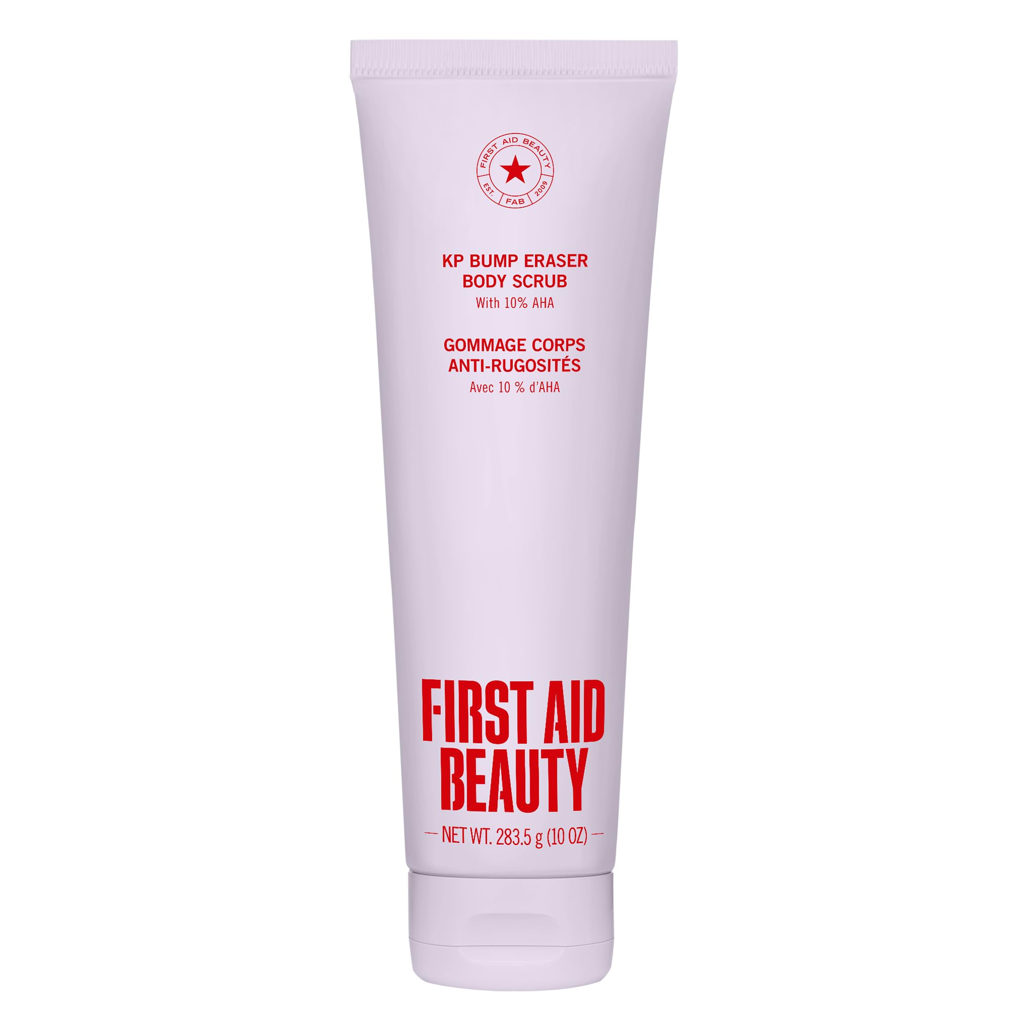 First Aid Beauty KP Bump Eraser Body Scrub, 10% AHA Keratosis Pilaris Exfoliator (Glycolic & Lactic Acid) – Treatment for Strawberry Legs, Razor Bumps & Rough Bumpy Skin, Safe for Sensitive Skin - 1