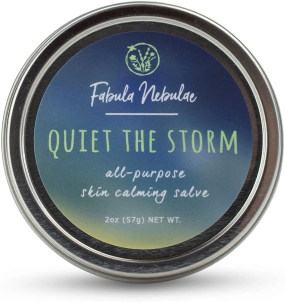 Quiet the Storm Organic Calming Salve and Calendula Ointment, Eczema Cream for Adults and Kids, Natural Hand cream for Sensitive, Dry, or Cracked Skin, Zinc Free Diaper Rash and Skin Repair Salve, 2oz