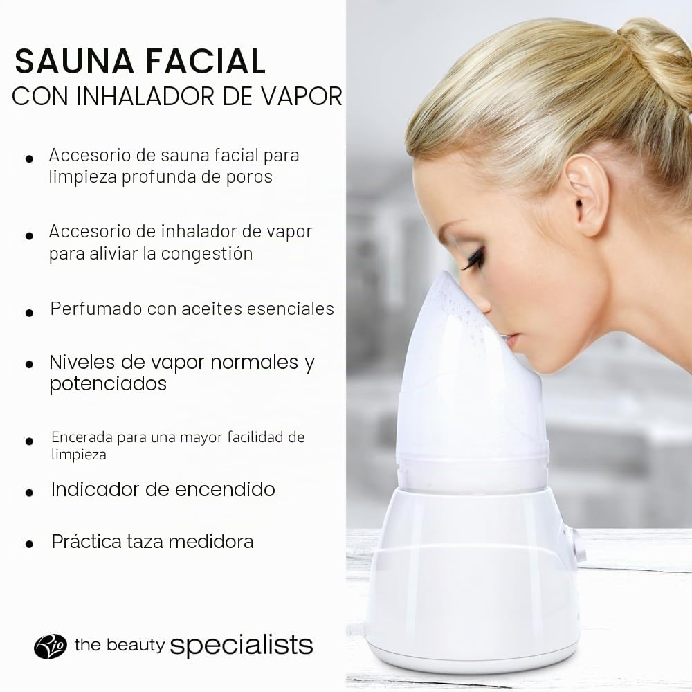 Rio Beauty FSTE - Inhalador de vapor, 2 niveles
