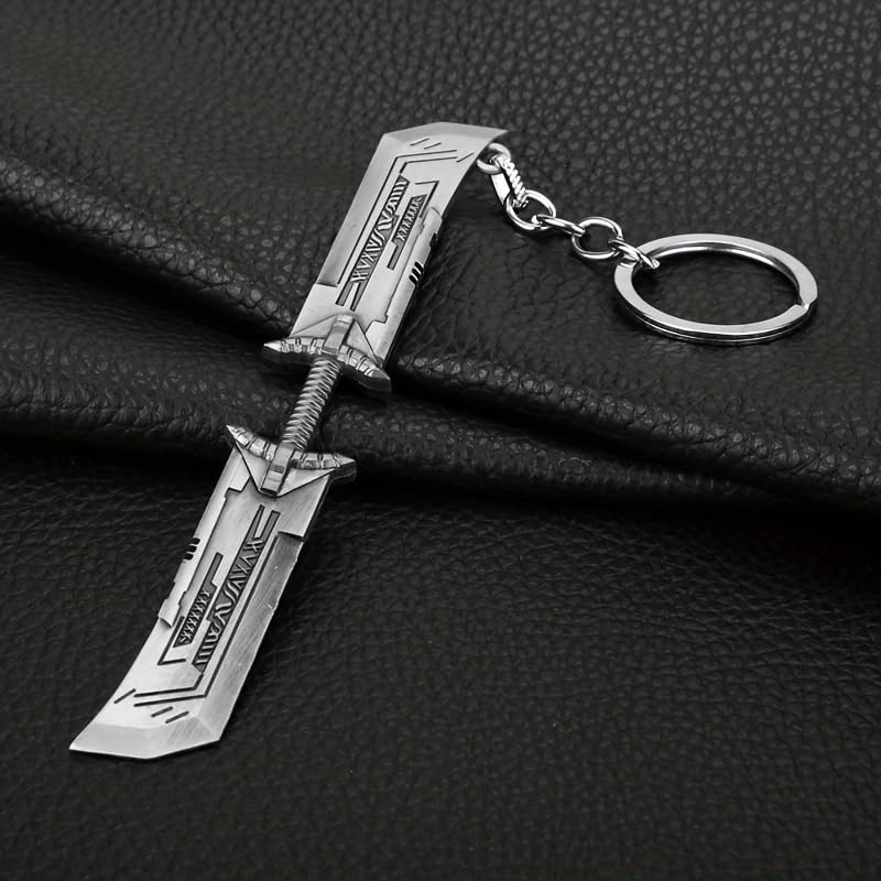 Image of Yaa Catchy Avengers Thanos hand with all Infinity Stone Gauntlet and Double-Bladed Sword KeyChain Key ring best Gift for (Thanos Lovers) Keychains