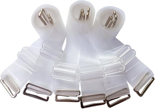Transparent bra straps with metal hooks Clearance