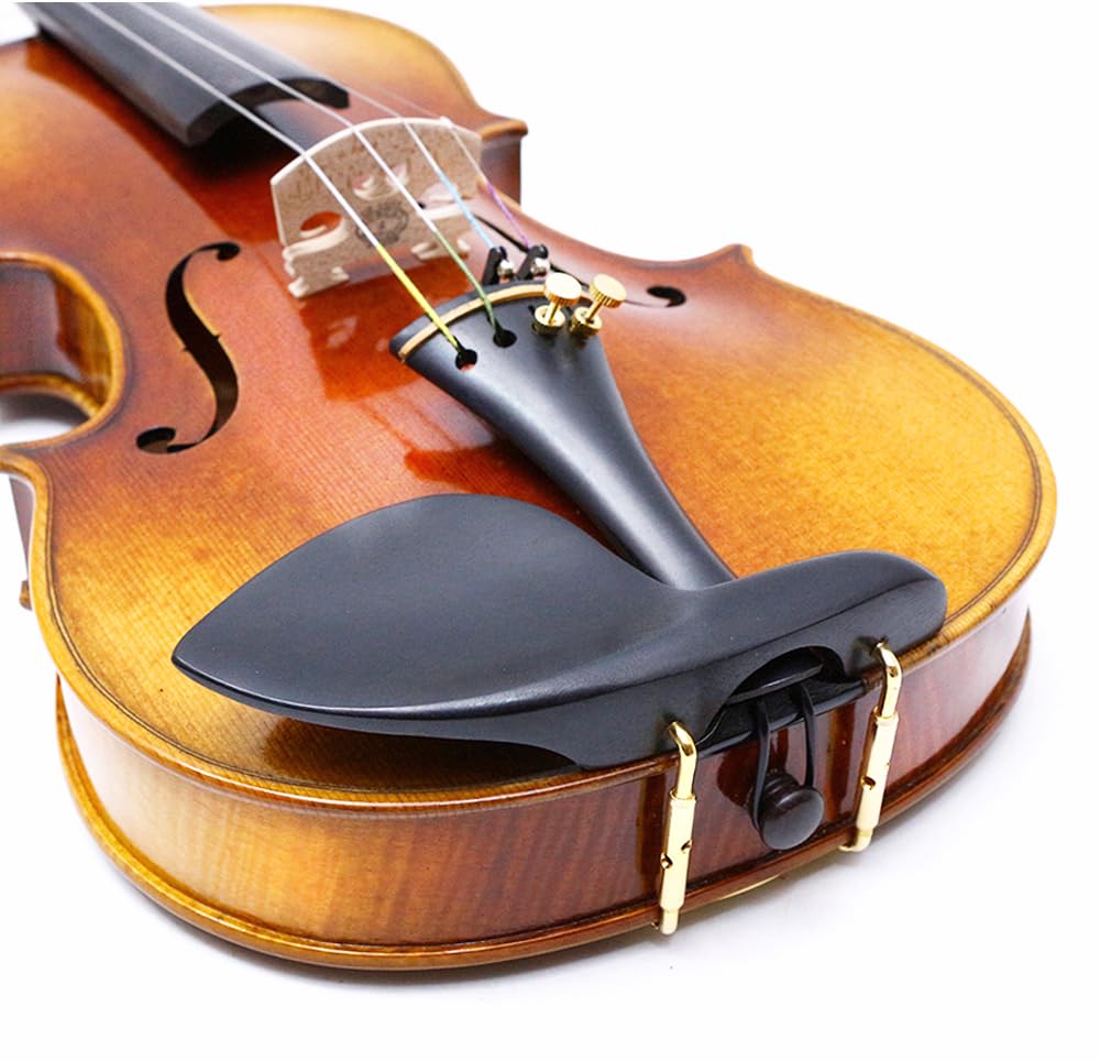 Violino professionale 4/4 full size in legno d'acero fiammato con top in abete rosso e accessori in ebano, kit violino realizzato a mano con custodia e archetto (VA-Violin-WX-E)