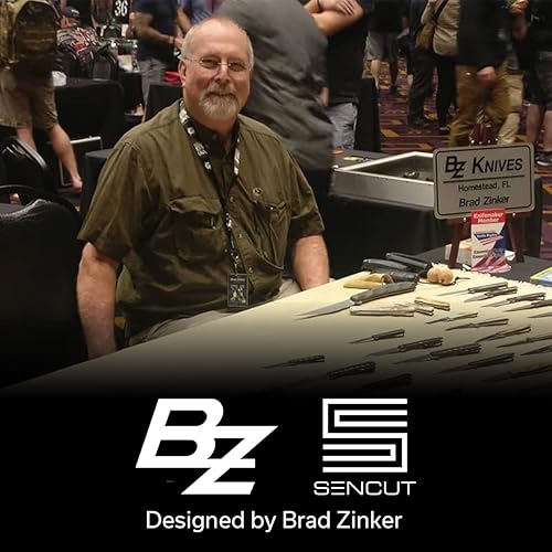 Miniatura 2 de SENCUT Bocll II Navaja plegable para EDC, cuchillo pequeño con bloqueo de revestimiento con mango G10, diseño de Brad Zinker, hoja de 2.96 pulgadas
