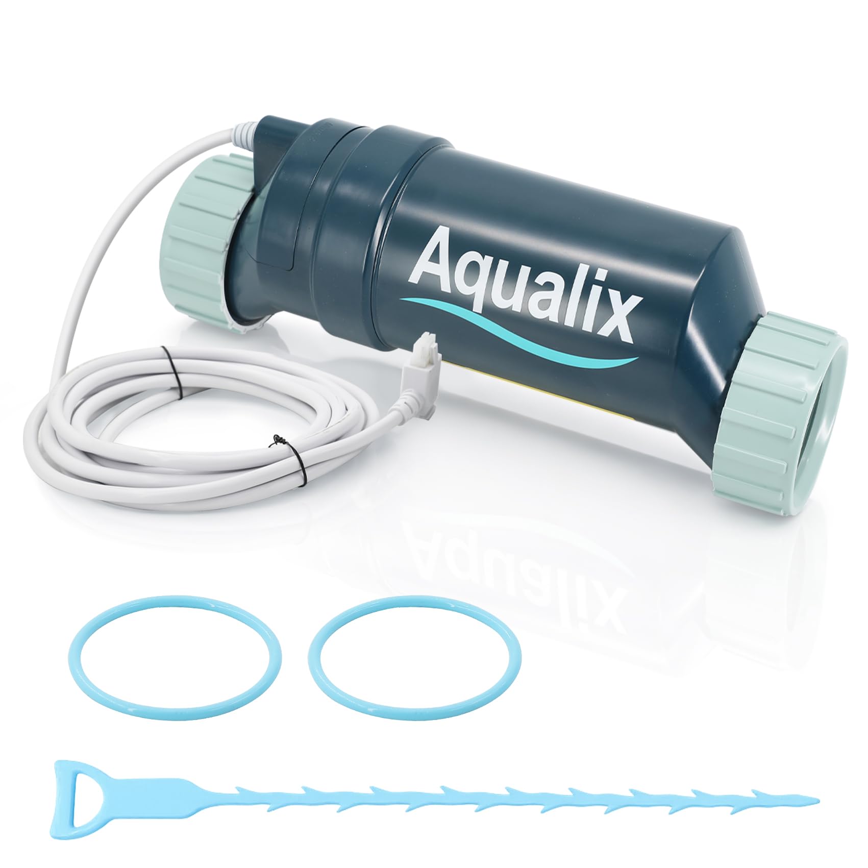 Photo 1 of Aqualix Salt Cell Replacement for Hayward T-CELL-15 / W3T-CELL-15, 40,000 Gallon In-Ground Pool Salt Chlorination Cell, Compatible with AquaRite, SwimPure Plus, AquaRite Pro, ProLogic, OmniLogic