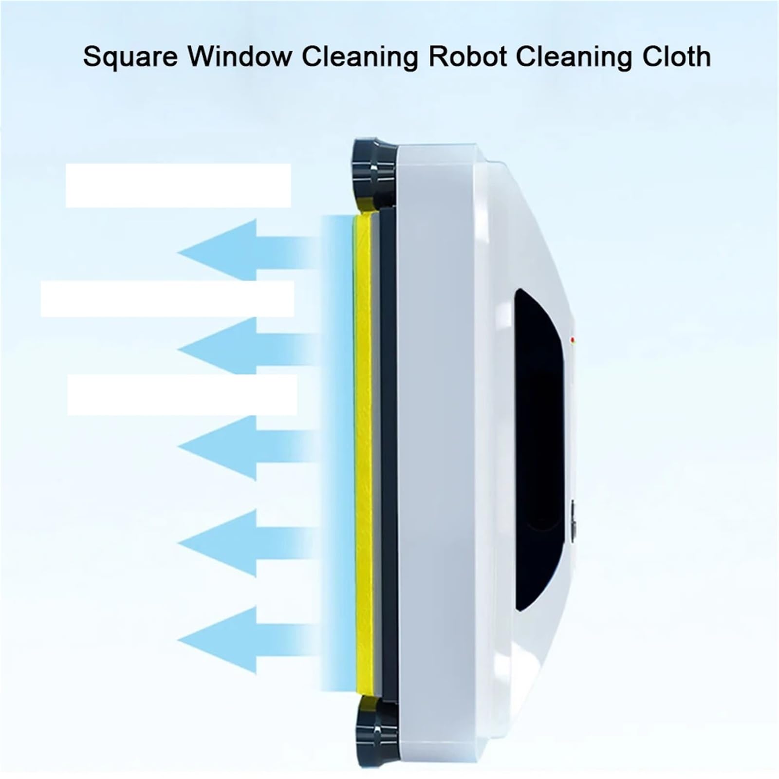 Salviette For Robot Lavavetri, Panni Quadrati, Salviette For La Pulizia Delle Finestre, Compatibili Con Purerobo, Accessori Di Ricambio For Aspirapolvere WS3 WS8S WS3S(6pcs)
