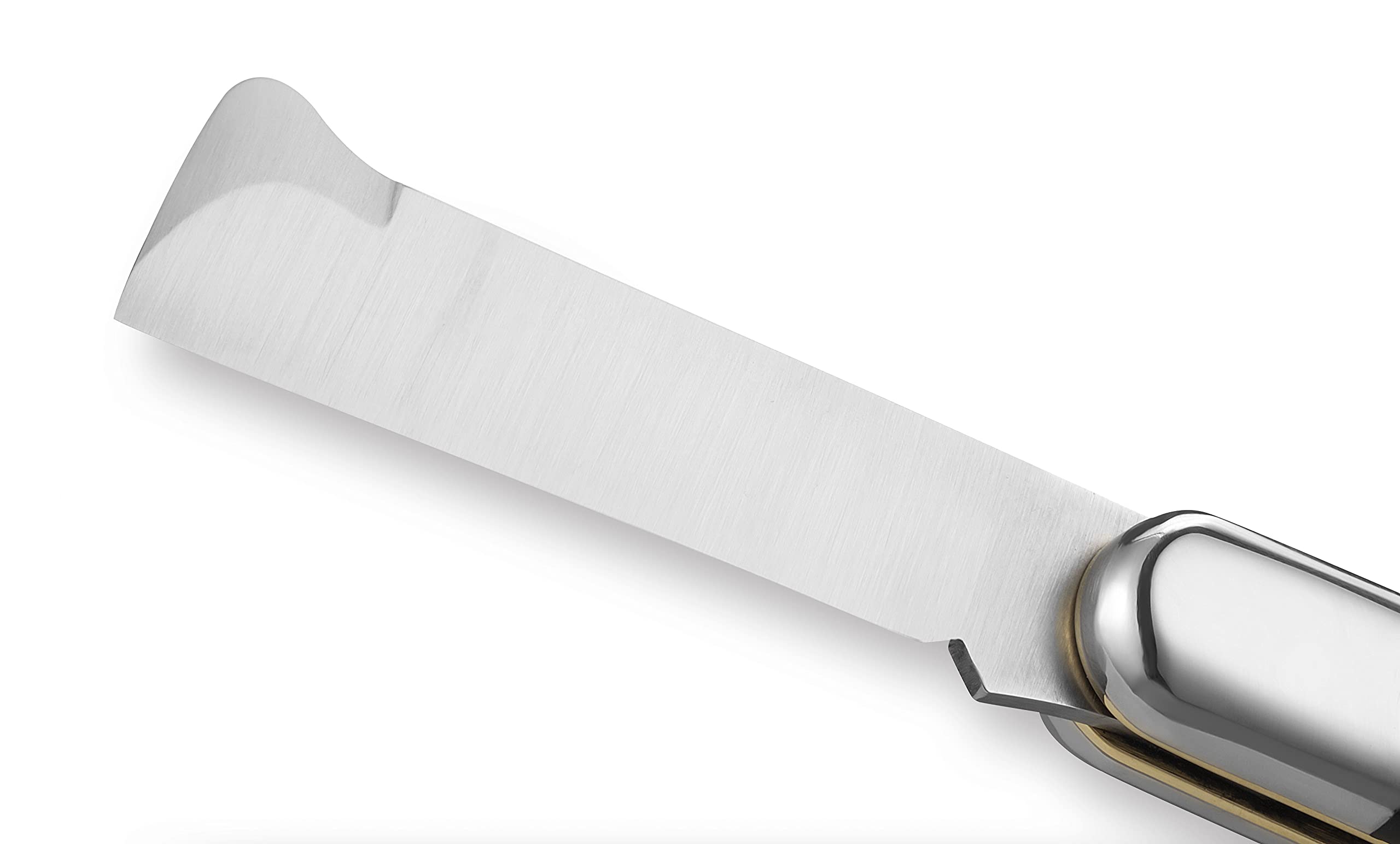 DUE BUOI COLTELLO INNESTO 203C PER MANCINI MANICO CORNO - LAMA ACCIAIO CARBONIO BÖHLER K720