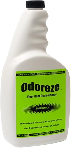 Limpiador desodorizante natural para pisos, azulejos y lechada probiótico y concentrado en aerosol 16 oz. Concentrado hace 64 galones