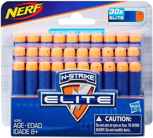 Paquete de dardos para Nerf N-Strike Elite 30Dardos Estándar Multi Color
