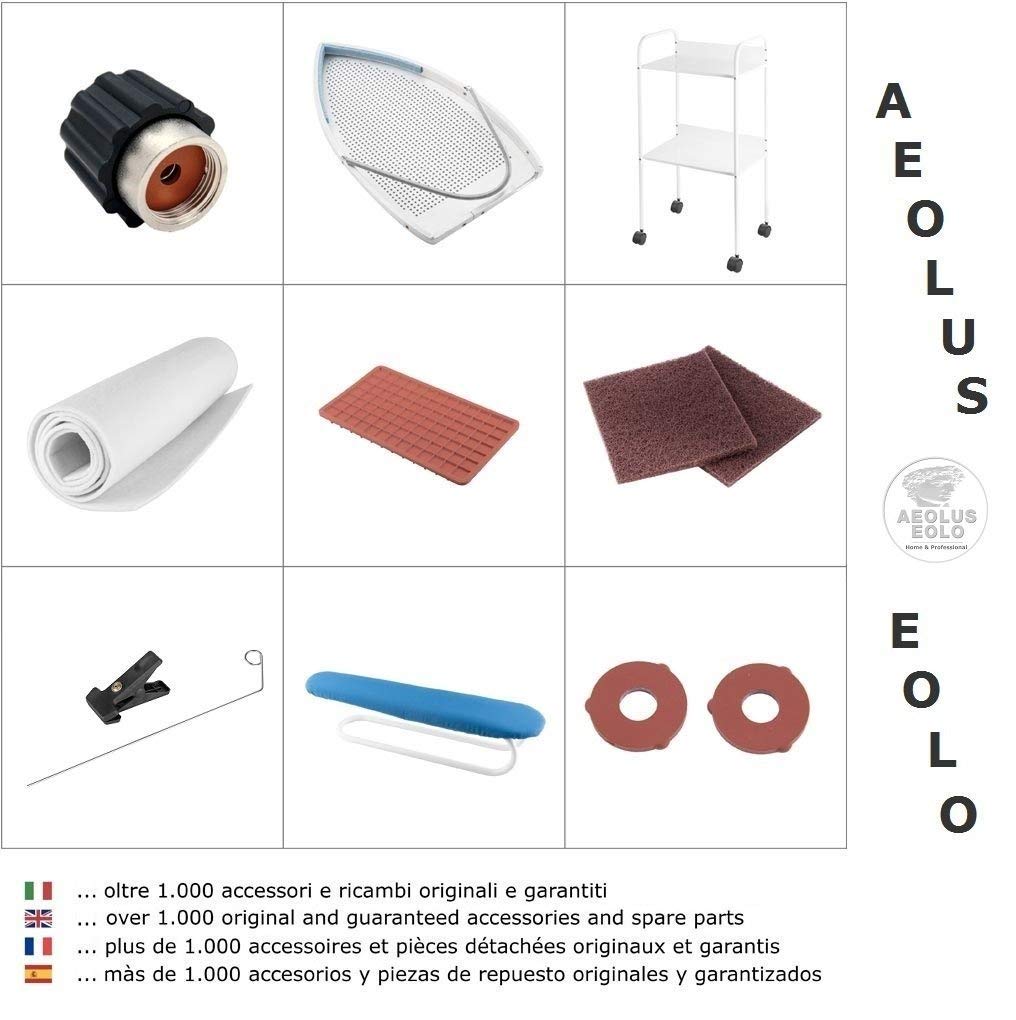 EOLO Carrello Rinforzato Poggia Caldaia Ferro Stiro Trolley con Ruote AR002S2