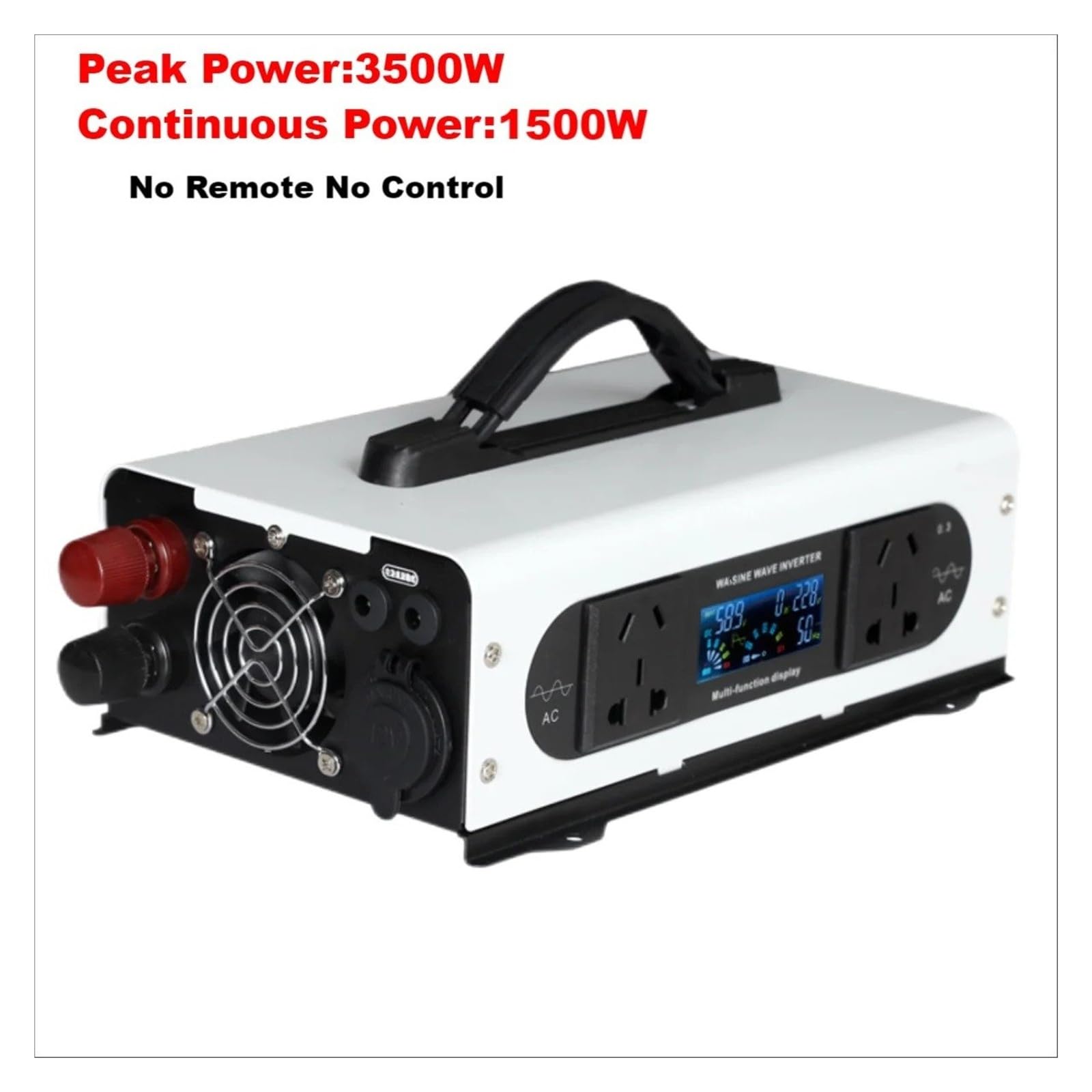 Convertidor Adaptador Onda Sinusoidal para Pura 12V 220V Banco Energía Portátil Inversor Solar 1500W 3500W USB 24V DC 48V 60V AC220V 230v Convertidor Coche inversor