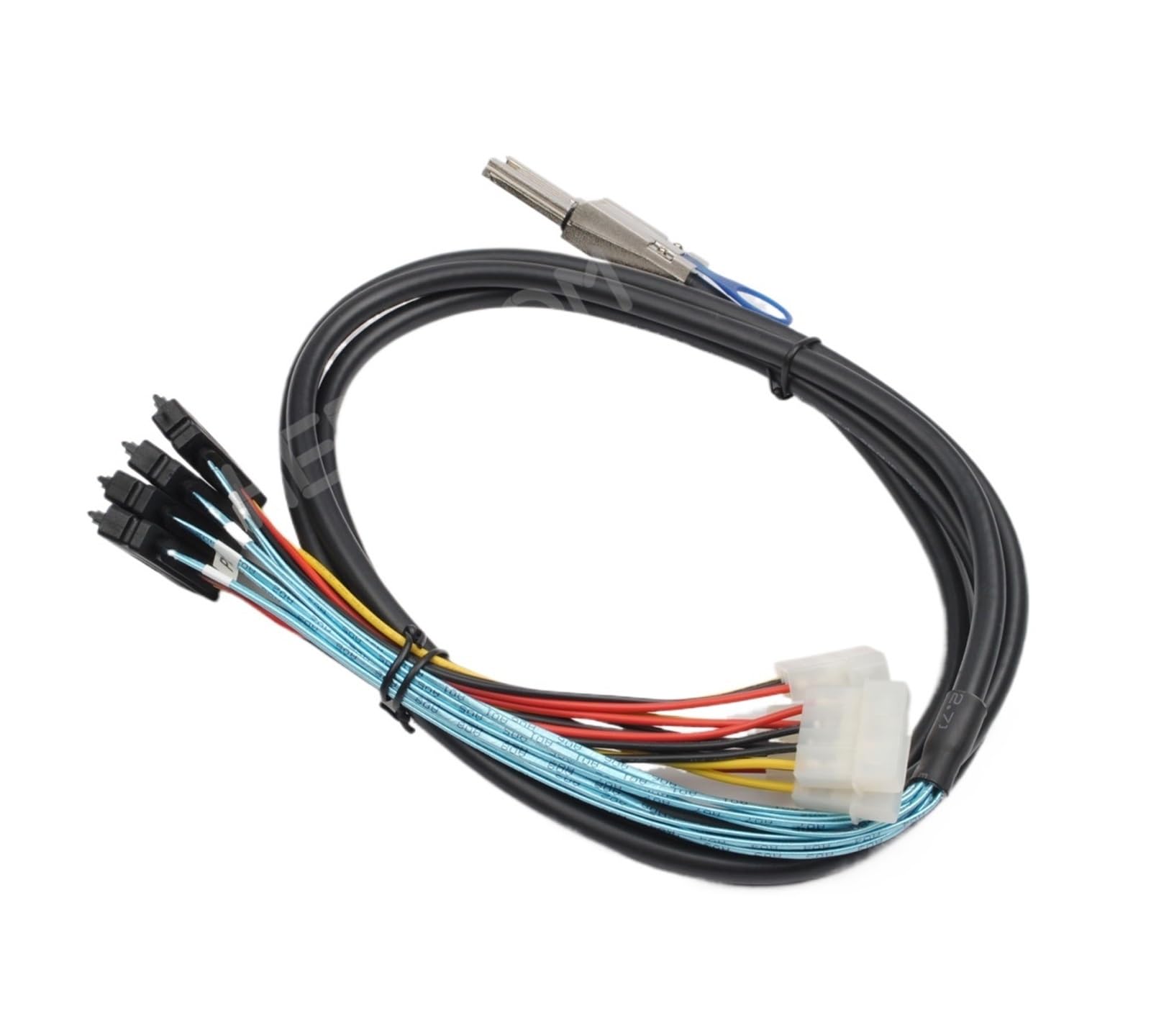 SFF-8088 a SFF-8482 SAS Cable SATA MI-N 26Pin SFF 8088 a 4 8482 29Pin con de alimentación grande pines 100CM/200CM(1M)