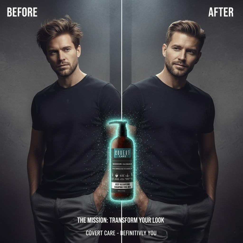 Men’s Thickening Shampoo for Thinning Hair – Strengthens Hair, Boosts Volume, Nourishes Scalp, and Activates Roots for Fuller, Stronger-Looking Hair - Image 6