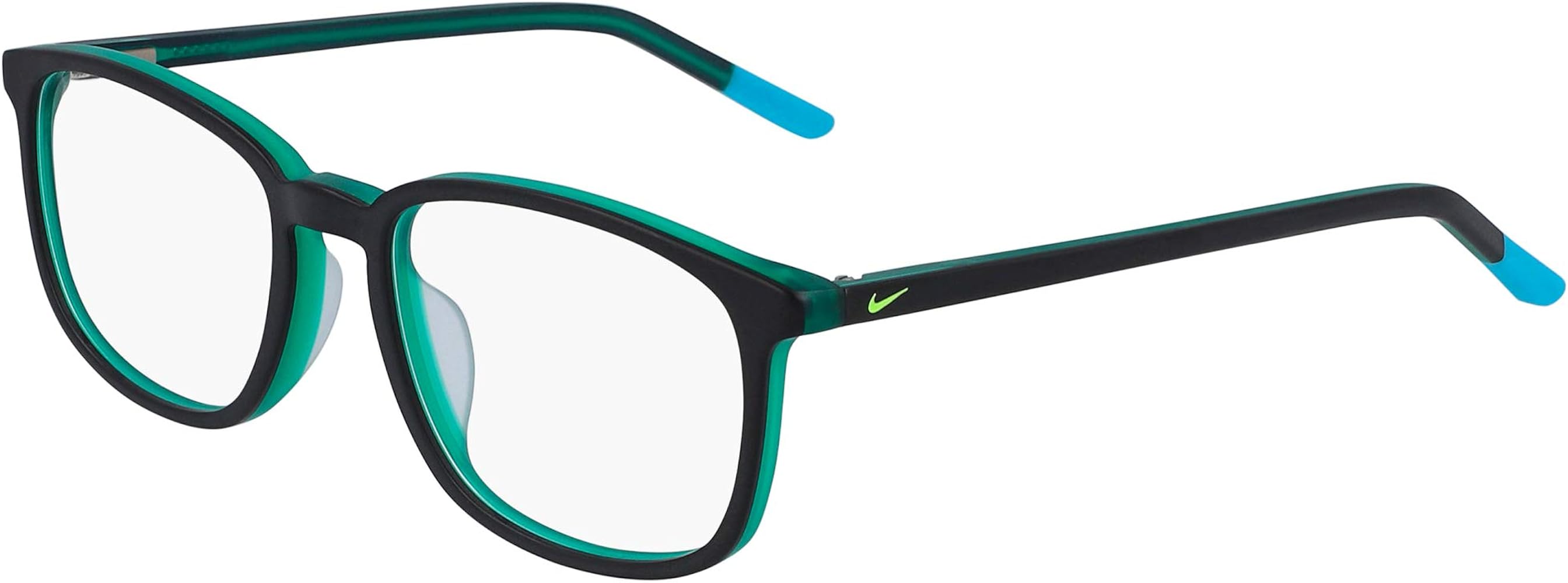 Amazon.com: Eyeglasses NIKE 5542 017 Black/Teal Nebula : Clothing