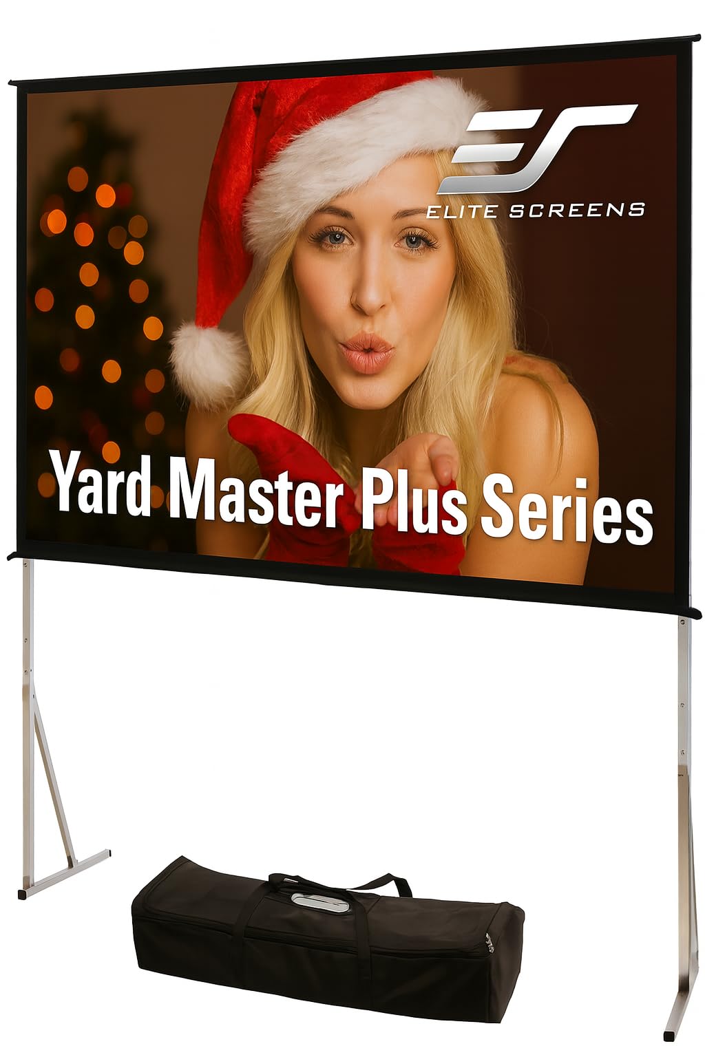Yard Master Plus, 100-INCH 16:9, 8K 4K Ultra HD 3D Ready Indoor/Outdoor Portable Home Movie Theater Projector Screen, Front Projection - OMS100H2PLUS | US Based Company 2-YEAR WARRANTY