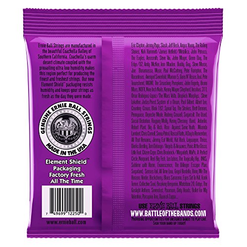 Ernie Ball Power Slinky Classic Pure Nickel Electric Guitar Strings, 11-48 Gauge (P02250) #TOP1
