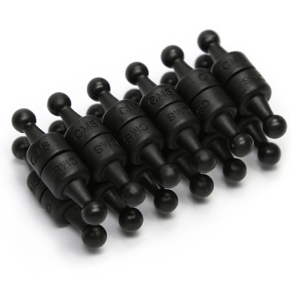 CMS MAGNETICS(24-Pack Small NeoPin Black) Strong Neodymium Magnetic Push Pin for Dry Erase Whiteboards, Bulletins, Calendars, Refrigerator, Office, Kitchen, School, Classroom