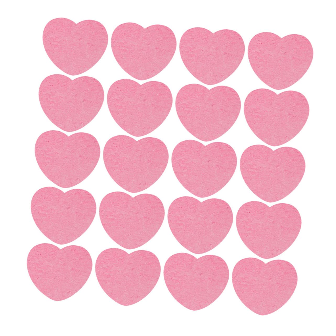 Ipetboom 20 Pcs Facial Sponge Spong Cleaning Sponges Face Washing Tool Pink Wood Pulp Fiber