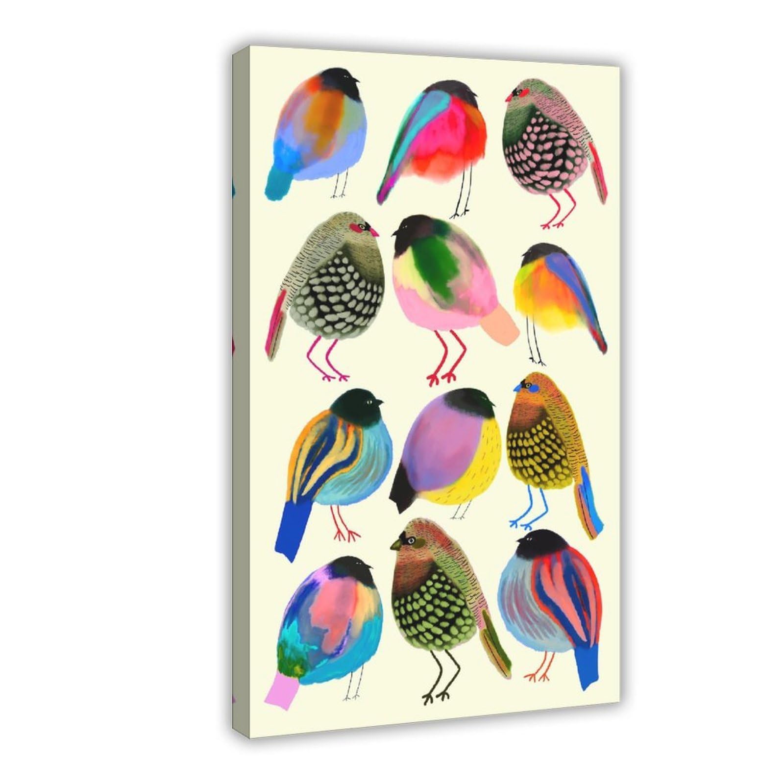 MRYCQ Vibrant Borbs Poster Canvas Poster for Office Decor Gift