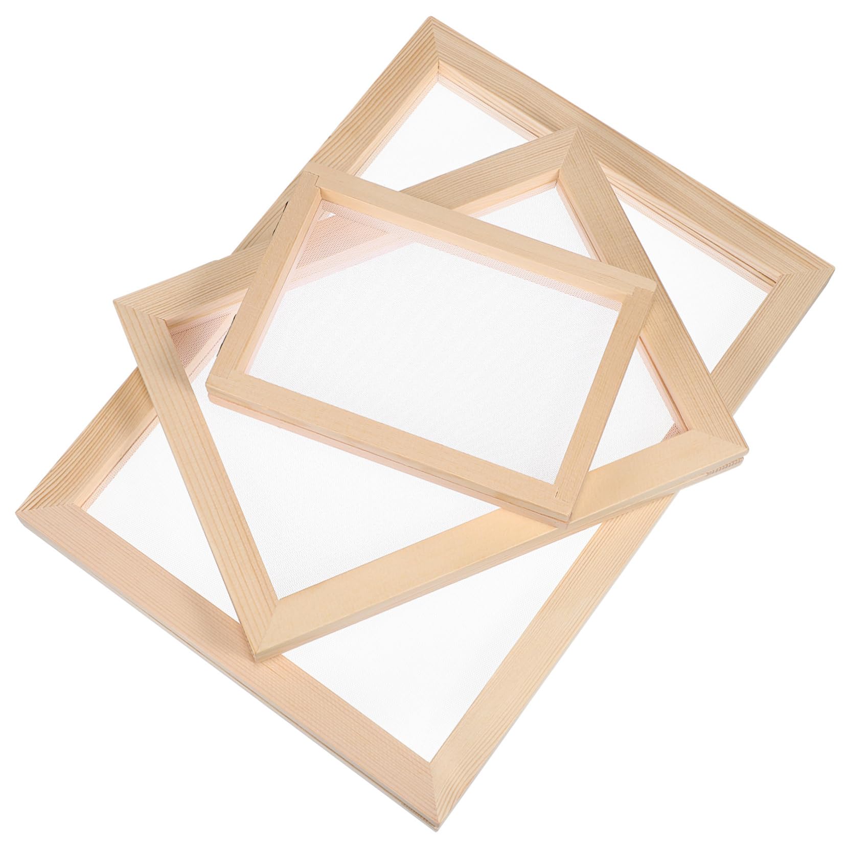 Cadre en bois double couche facile à utiliser pour papier artisanal - 8