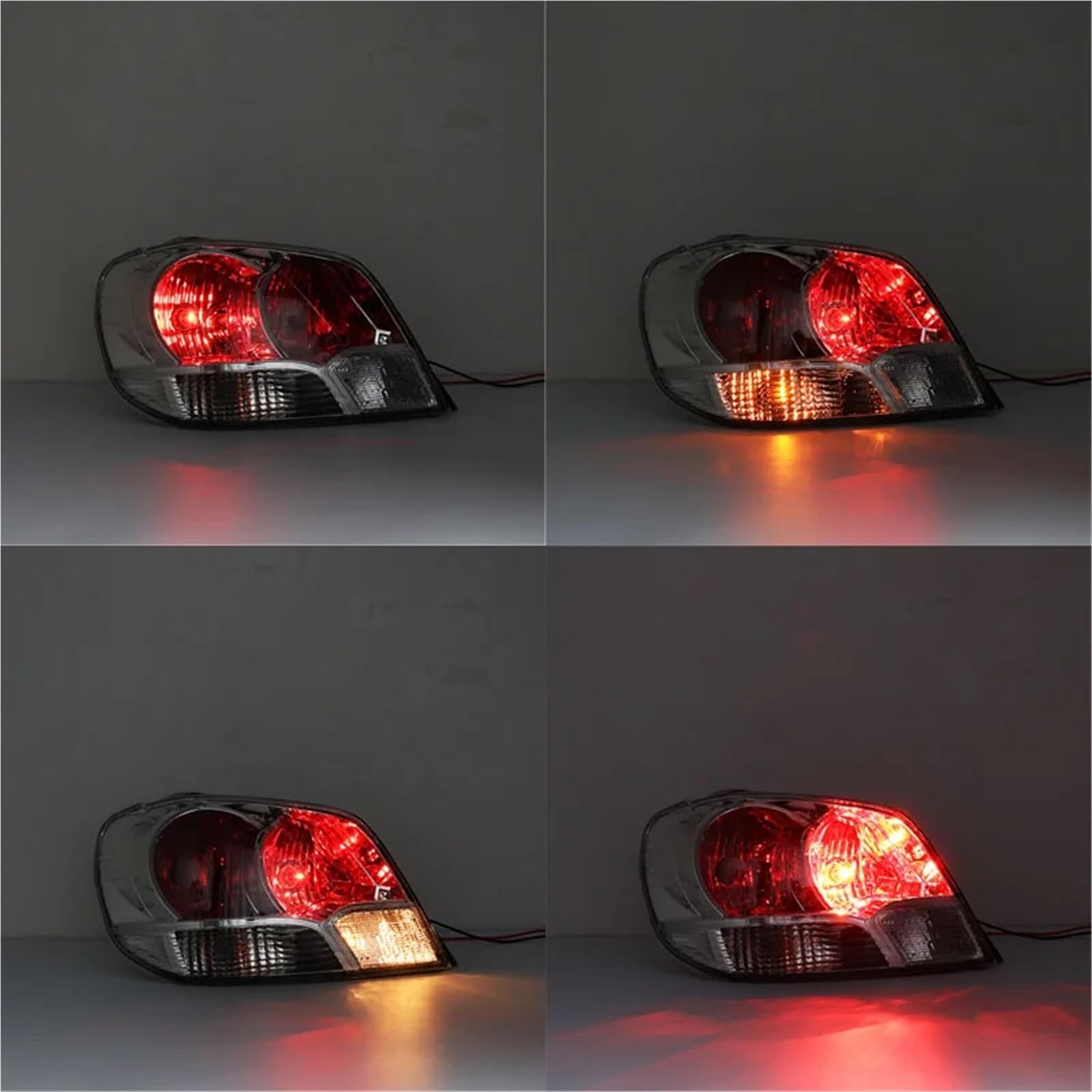 Lampa tylna zespolona Tylne światło samochodu, kierunkowskaz, lampa ostrzegawcza, zestaw świateł tylnych do Mitsubishi Outlander 2002 2003 2004 2005 MN133699 tylne światła LED(Only right)