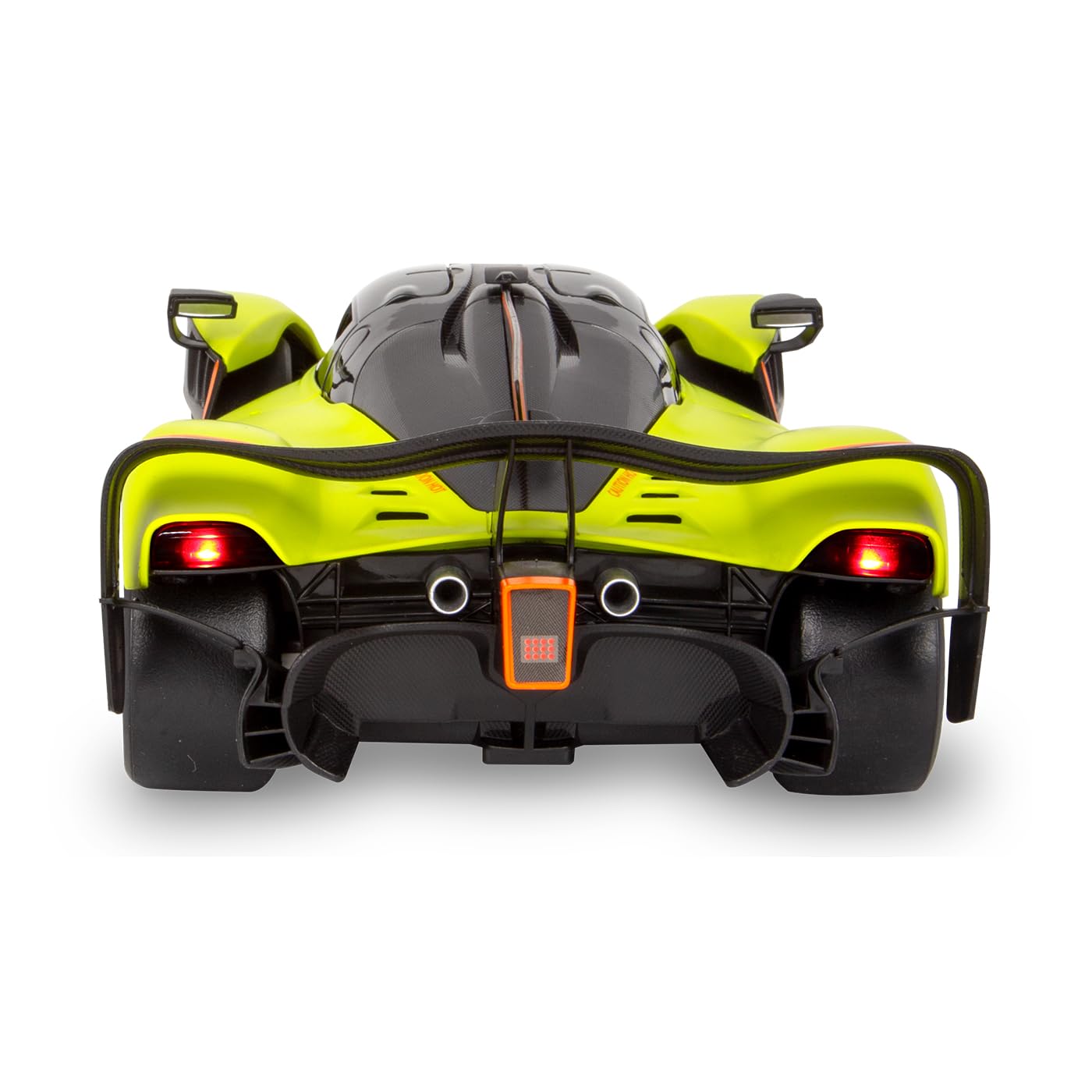 JAMARA Aston Martin Valkyrie AMR Pro 1:14 zielone drzwi 2,4 GHz ręczne – oficjalnie licencjonowane, szczegółowe wnętrze, wierne lakierowanie, przezroczysta szyba przednia, światło LED, samochód RC
