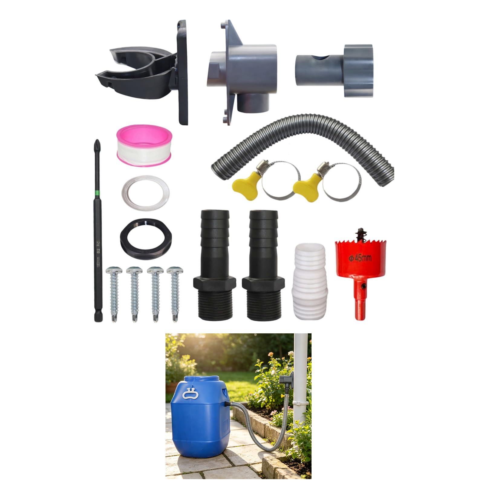 Collettore rotondo ' acqua piovana del Downspout, 50cm