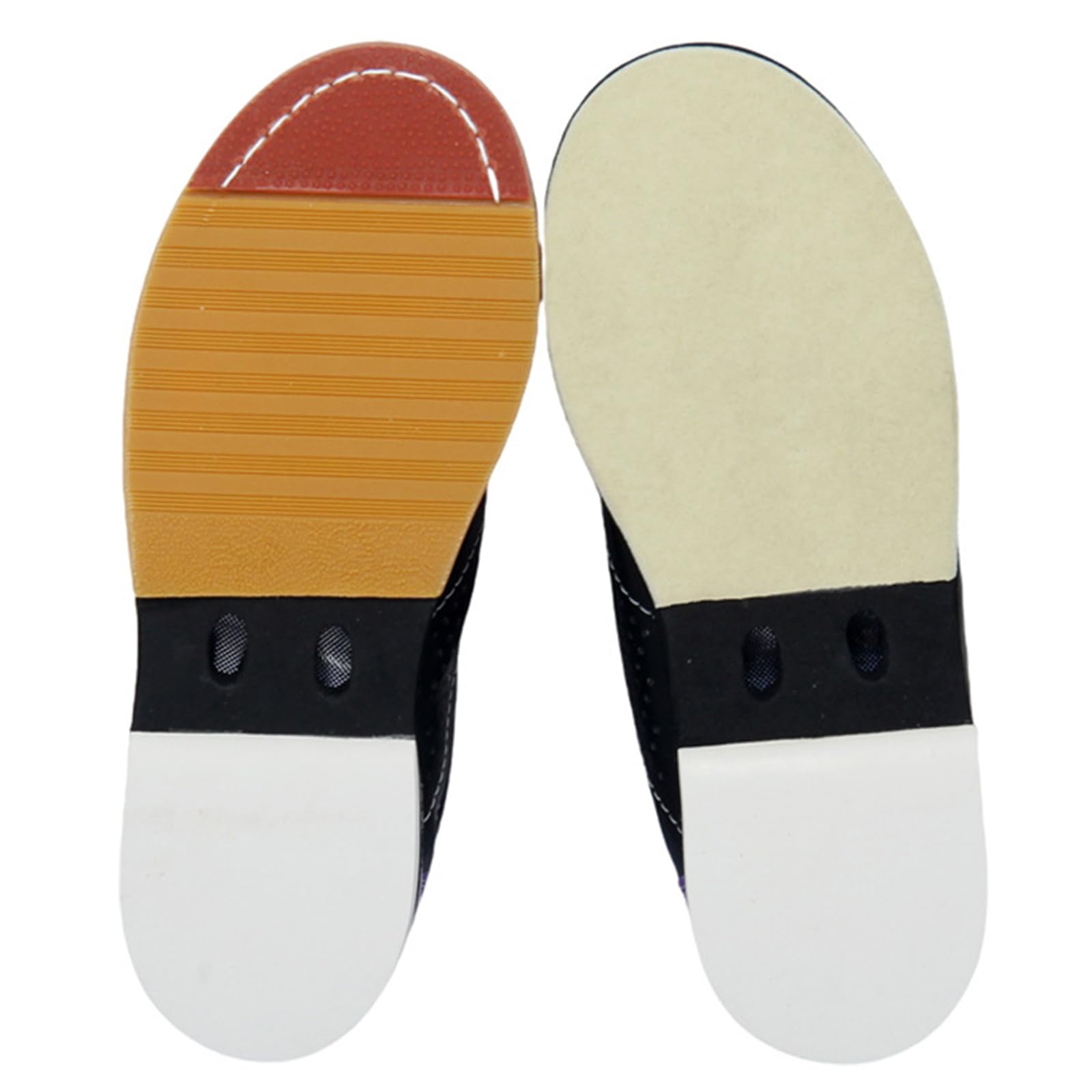 SDEQA Chaussures de Bowling pour Hommes Baskets de Bowling en Cuir à Lacets