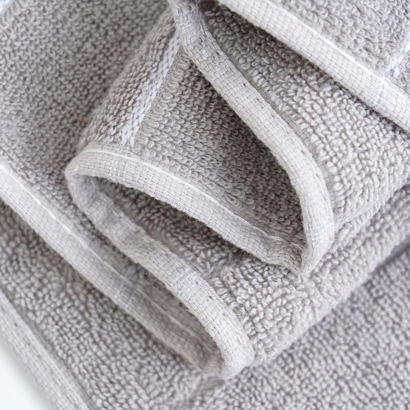 Serviettes absorbantes lot de 6 séchage rapide marron foncé - 5