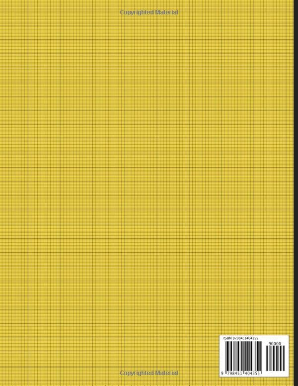 Miniatura 2 de Graph Paper Composition Notebook Quad Ruled 4x4, Grid Paper Isometric Grid Journal, for Teacher and Student Gift, Classic Math & Science Students