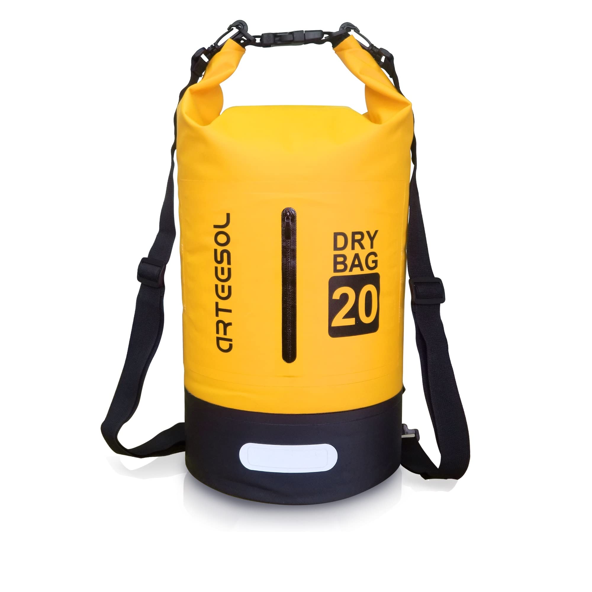 Blackace arteesol Borsa Impermeabile 5L/10L/20L/30L Waterproof Dry Bag Zaino Sacca Stagna con Doppia Tracolla per Nuoto Kayak Canottaggio Pesca Viaggiare in Bicicletta Spiaggia