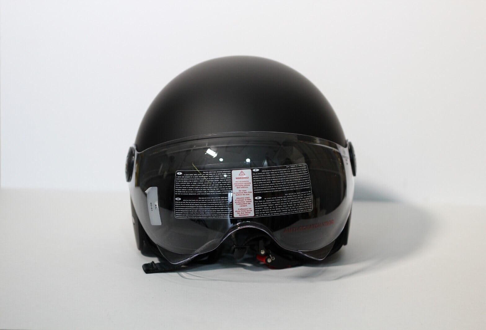 Casco Moto e Scooter Demi Jet OMOLOGATO ECE 22-06 AER 400 Fashion visiera elicottero AVIO