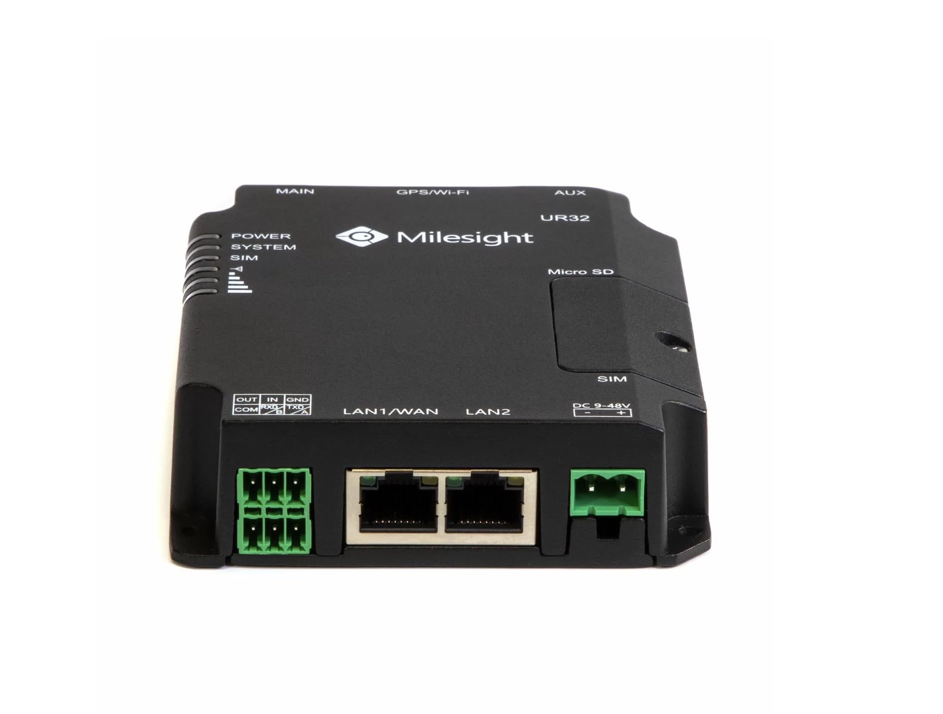 Routeur industriel 4G LTE Cat 4 avec WiFi 4, double SIM, 2x Ethernet, RS232, VPN, -40°/+70°C, gestion à distance