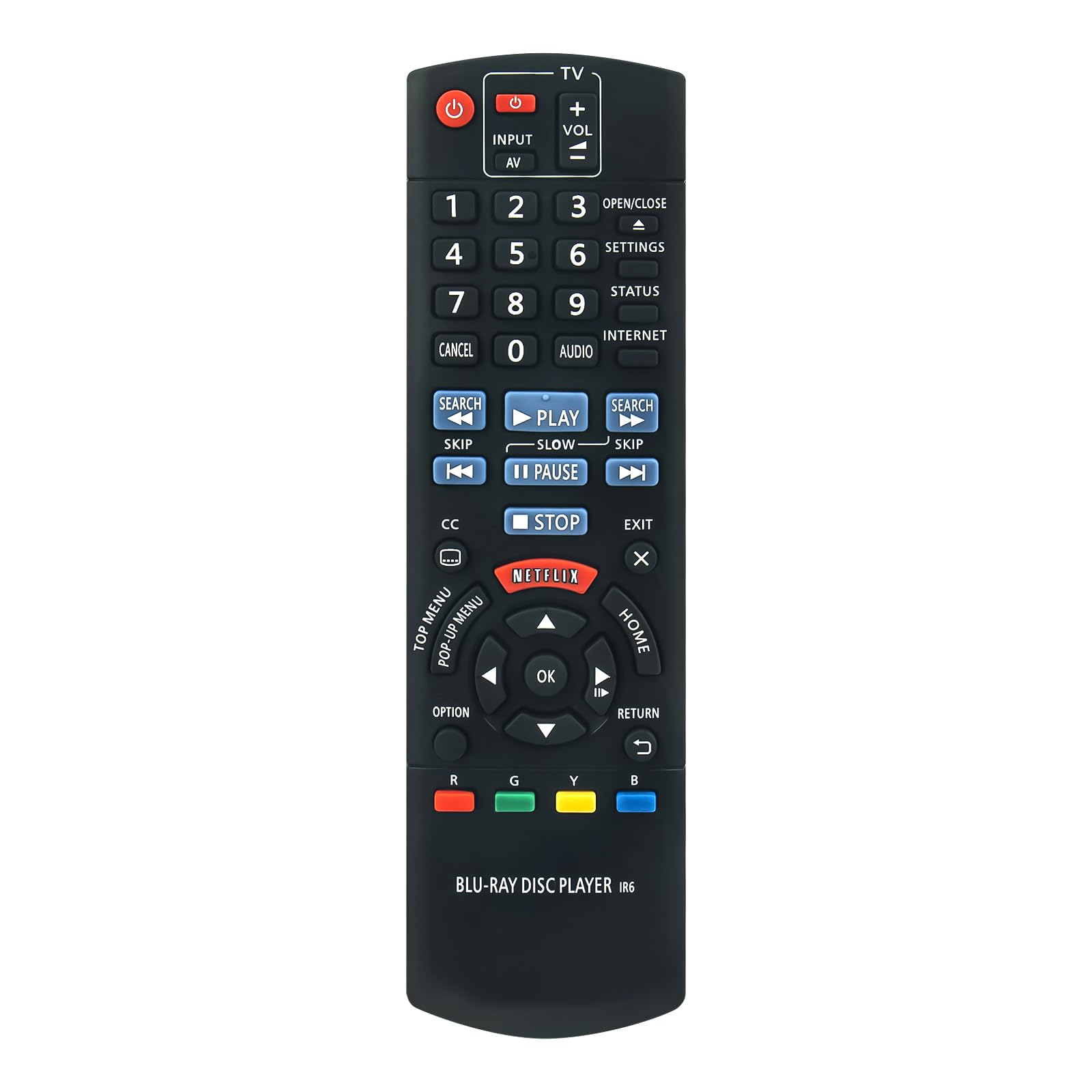 交換リモートコントローラ使用for dmp-bd89?dmp-bd93?dmp-bd901?Panasonic Blu - ray Disc Player n5ksbvb Amazon.com: Replacement Remote Control for Panasonic DMP-BD89 DMP