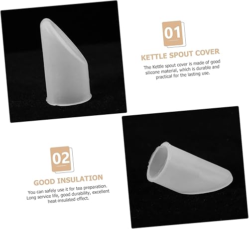 Miniatura 3 de SOLUSTRE Cubierta de boquilla de tetera, dispensador de botellas de licor para tetera, accesorios para botellas de agua, tapa de vertedero,