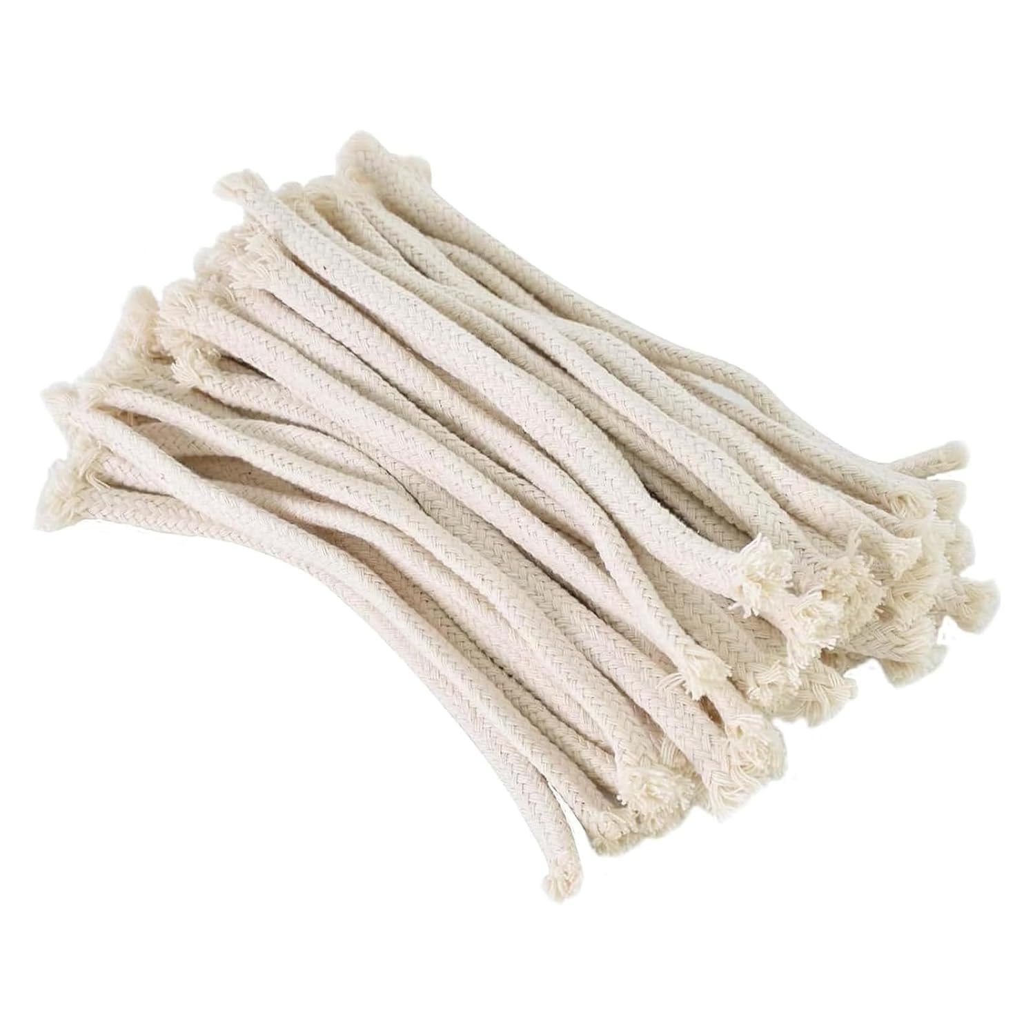 Akhand Diya Wicks for Pooja | Long Batti for Akhand Jyot | Diya Batti for Oil Lamp | Twisted Cotton Wick for Diya | Vattulu for Puja | Akhand Jyothi Diya Batti | Lambi Batti 15 Cm (Pack of 12)-image-22