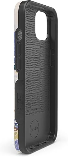 Vista 225 de Casely Funda para iPhone 13 Compatible con MagSafe Color Splash de medianoche Funda retro abstracta Color de medianoche Splash Abstracto