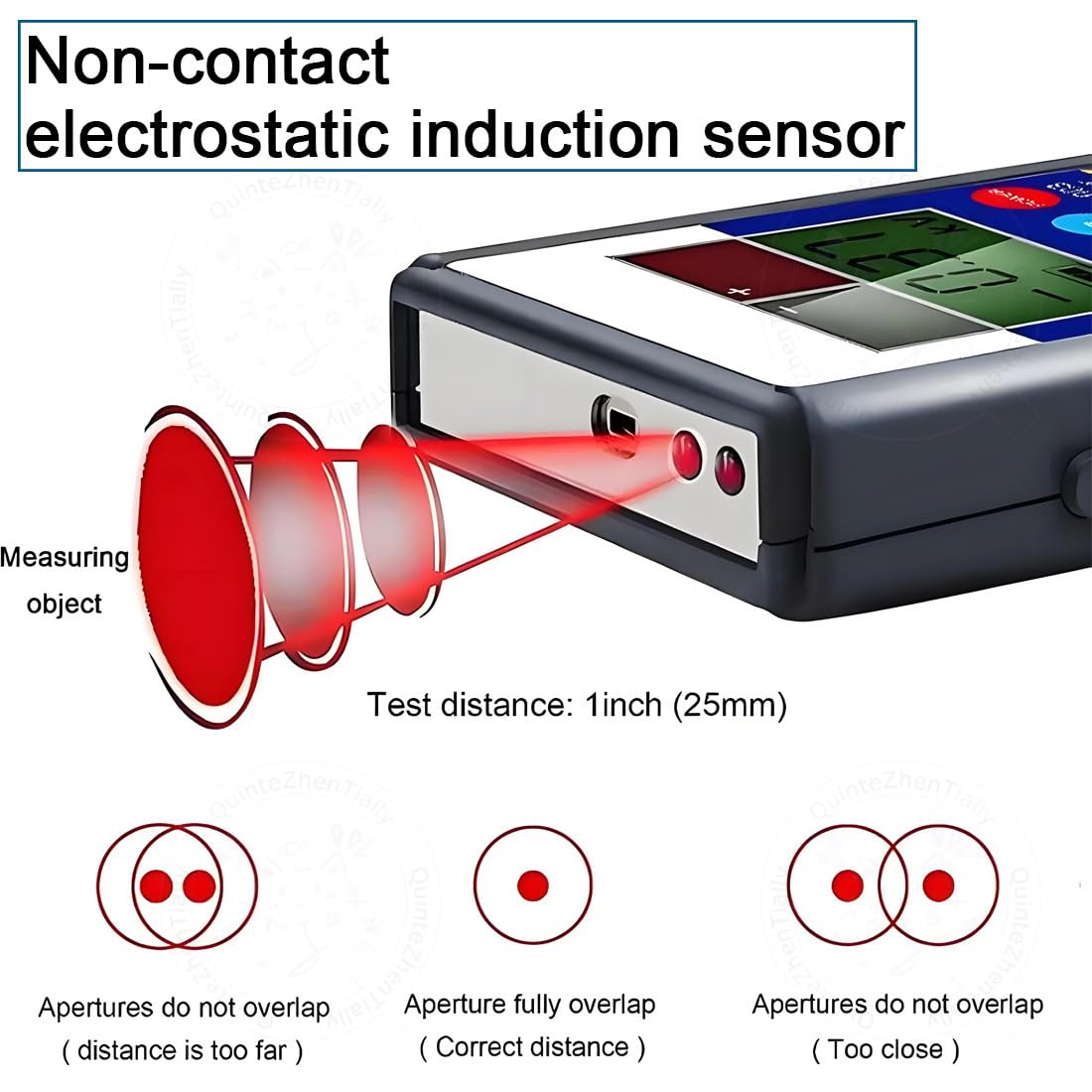 Ręczny Tester Elektrostatyczny,Miernik Ładunków Elektrostatycznych