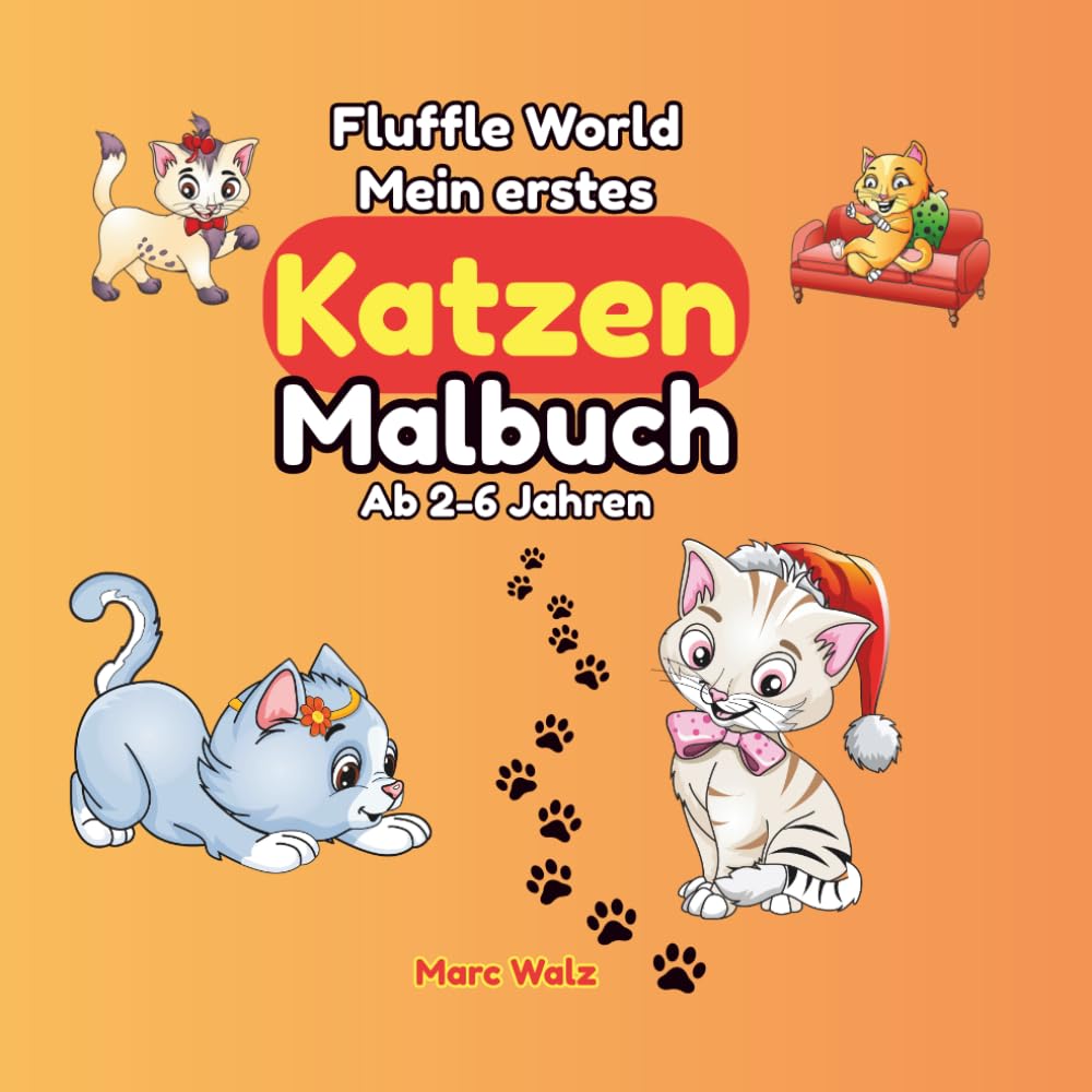 Mein erstes Katzen Malbuch