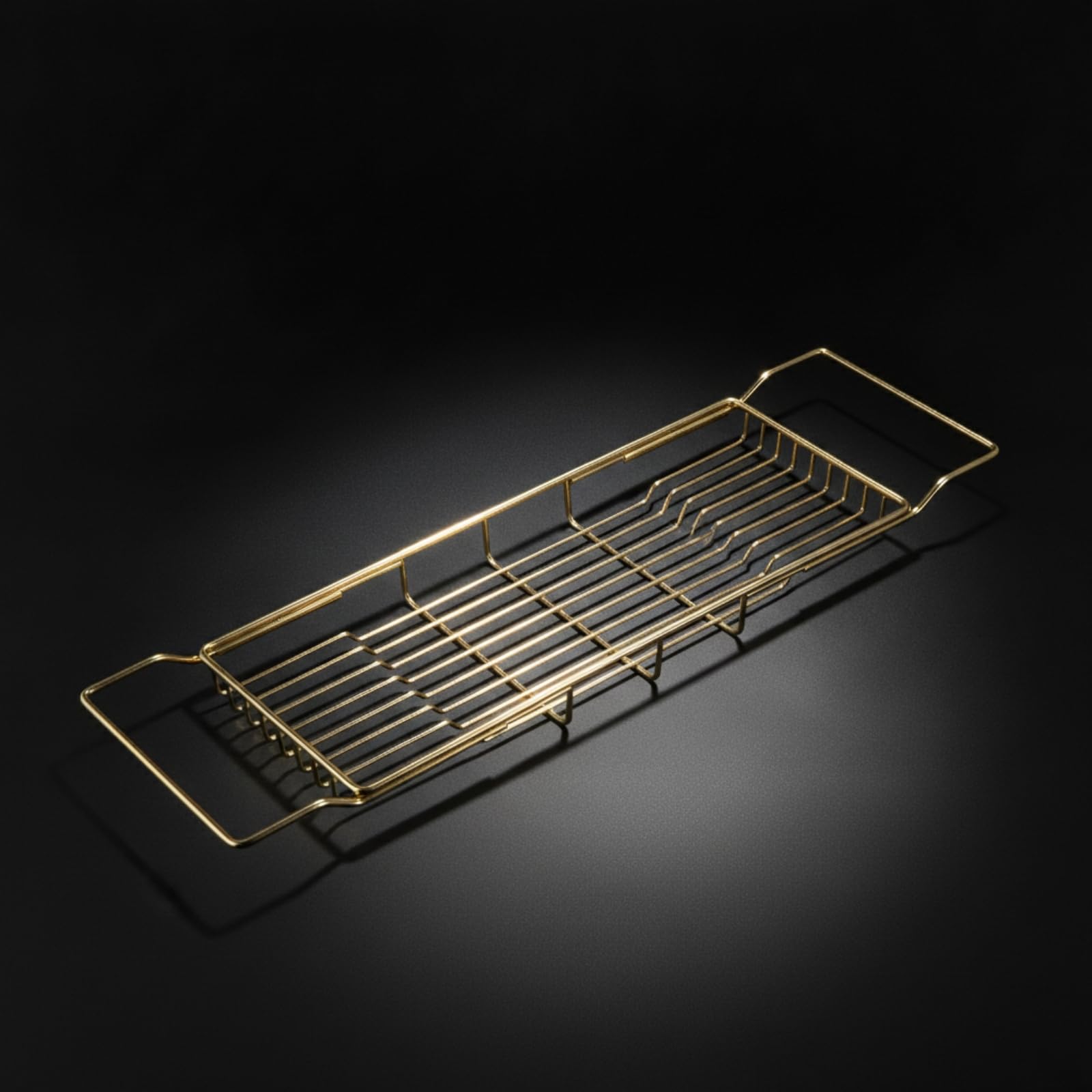 F Fityle Estante de Baño Bandeja de Bañera Organizador Rejilla Soporte de Acero Inoxidable 304 Expansible para Mantener Artículos a Mano y Secos Adecuado para, Style to 3