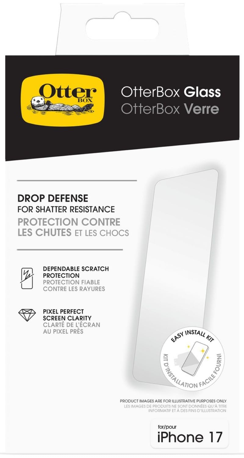 OtterBox Paquete para iPhone 17 (Solamente): Commuter Series MagSafe Funda y Protector de Pantalla - Blue Sentiment - imanes Integrados - Delgada y Protectora - con protección de Puerto - Embalaje no