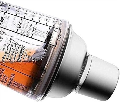 Miniatura 4 de ONOTEC Juego de coctelera, kit de camarero con soporte, juego de barra de acero inoxidable de 14 piezas para mezclar bebidas, herramientas de barman