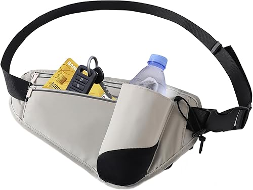 Miniatura 10 de Cinturón Delgado de Correr para Hombres y Mujeres, Riñonera para Corredores con Soporte para Teléfono, Cinturón de Dinero, Accesorios de Equipo de