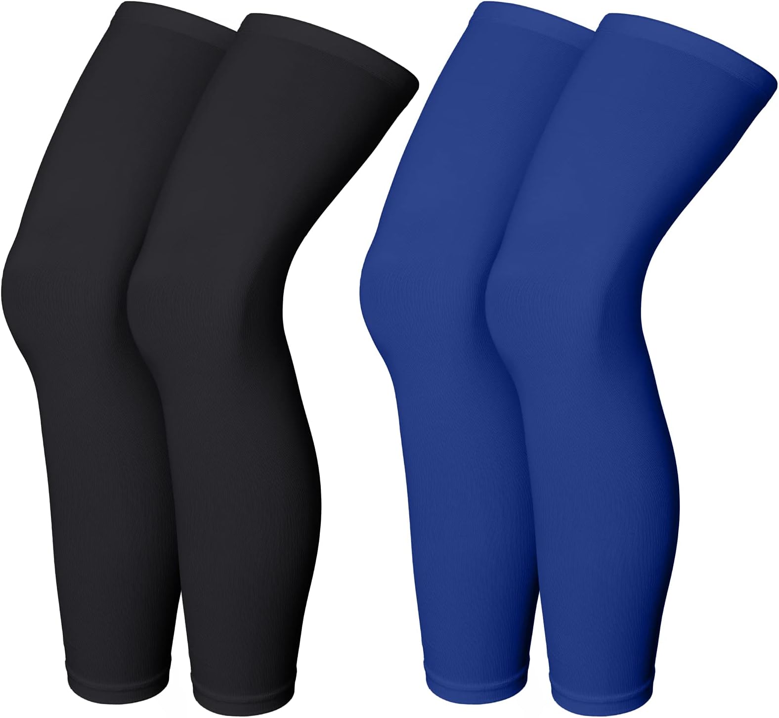 Compression Leg Sleeve Full Length Leg Sleeves Sports Cycling for Men Women, Running, Basketball